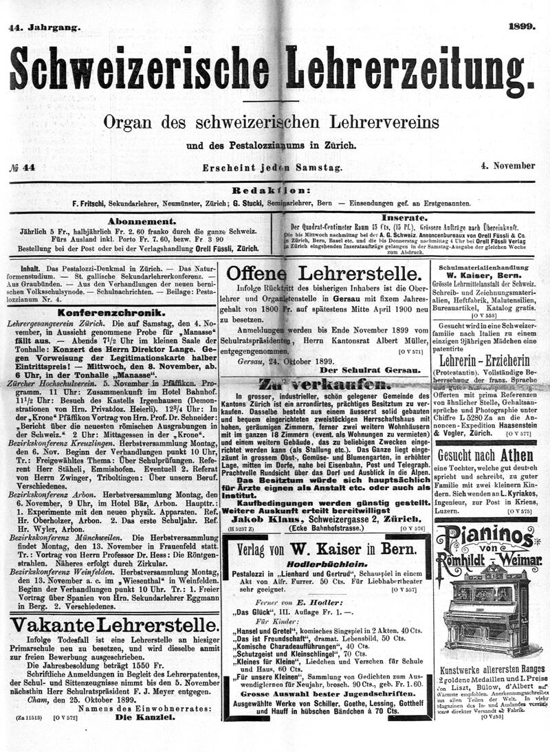 Buchumschlag - Heft 44