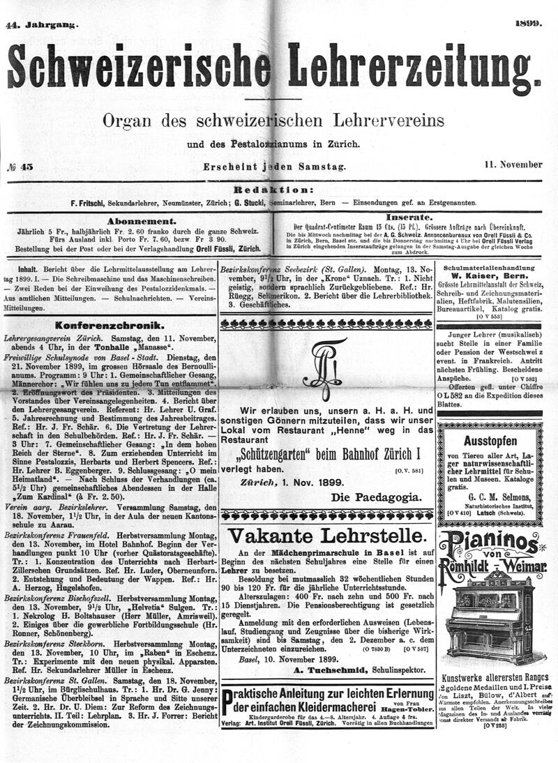 Buchumschlag - Heft 45