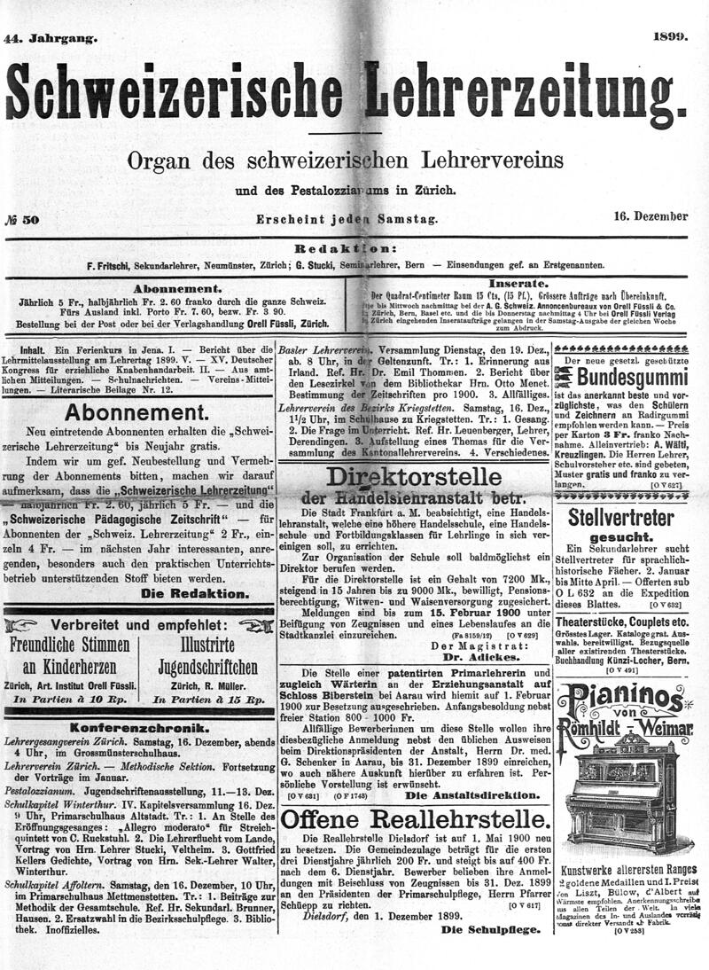 Buchumschlag - Heft 50
