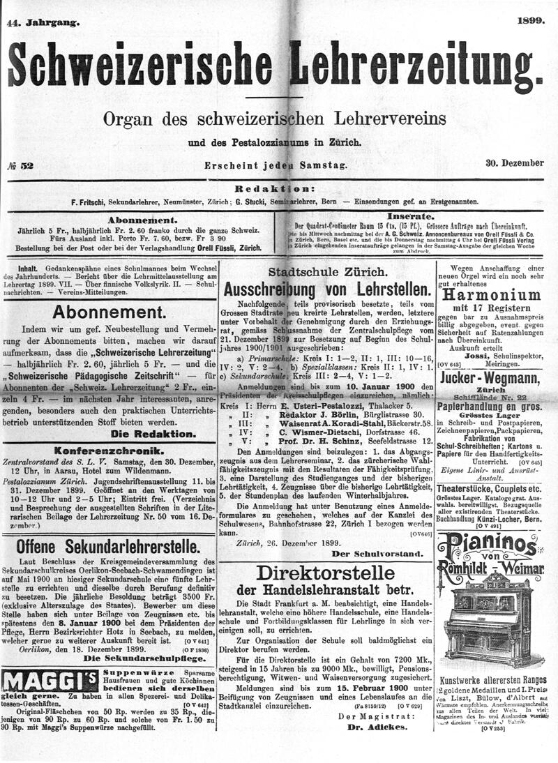 Buchumschlag - Heft 52