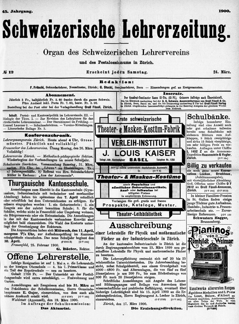 Buchumschlag - Heft 12