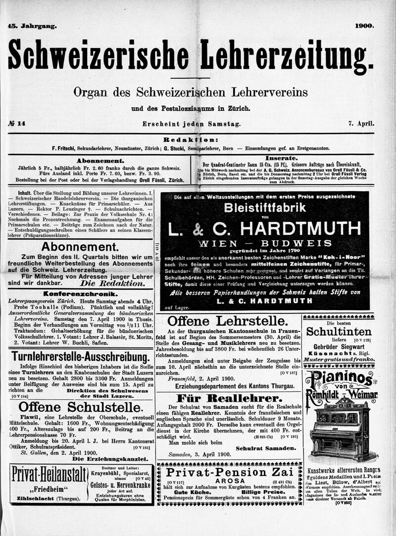 Buchumschlag - Heft 14