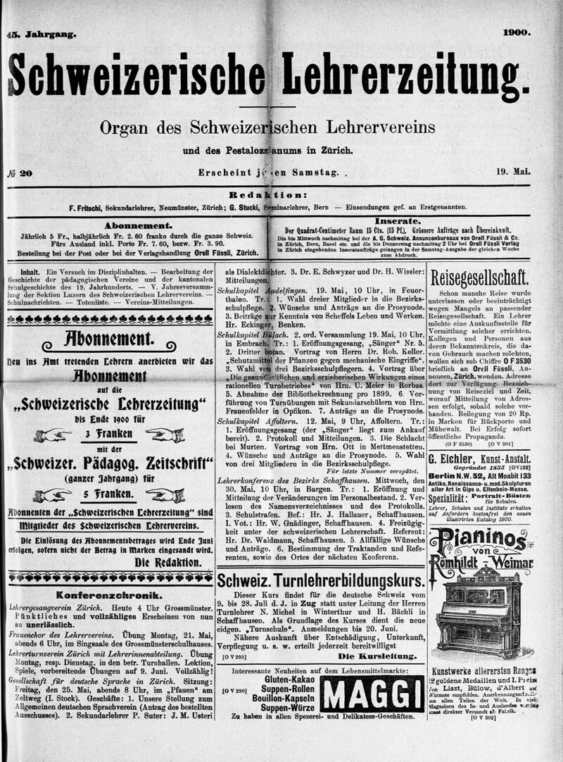 Buchumschlag - Heft 20