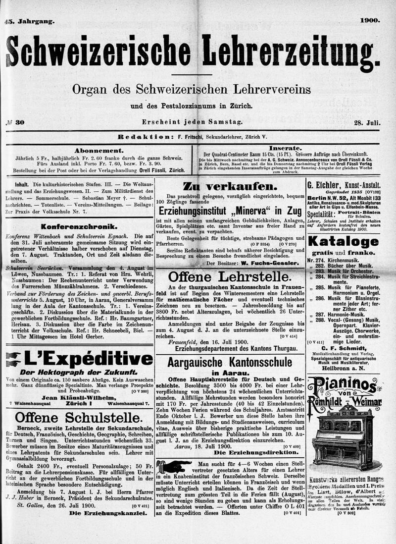 Buchumschlag - Heft 30