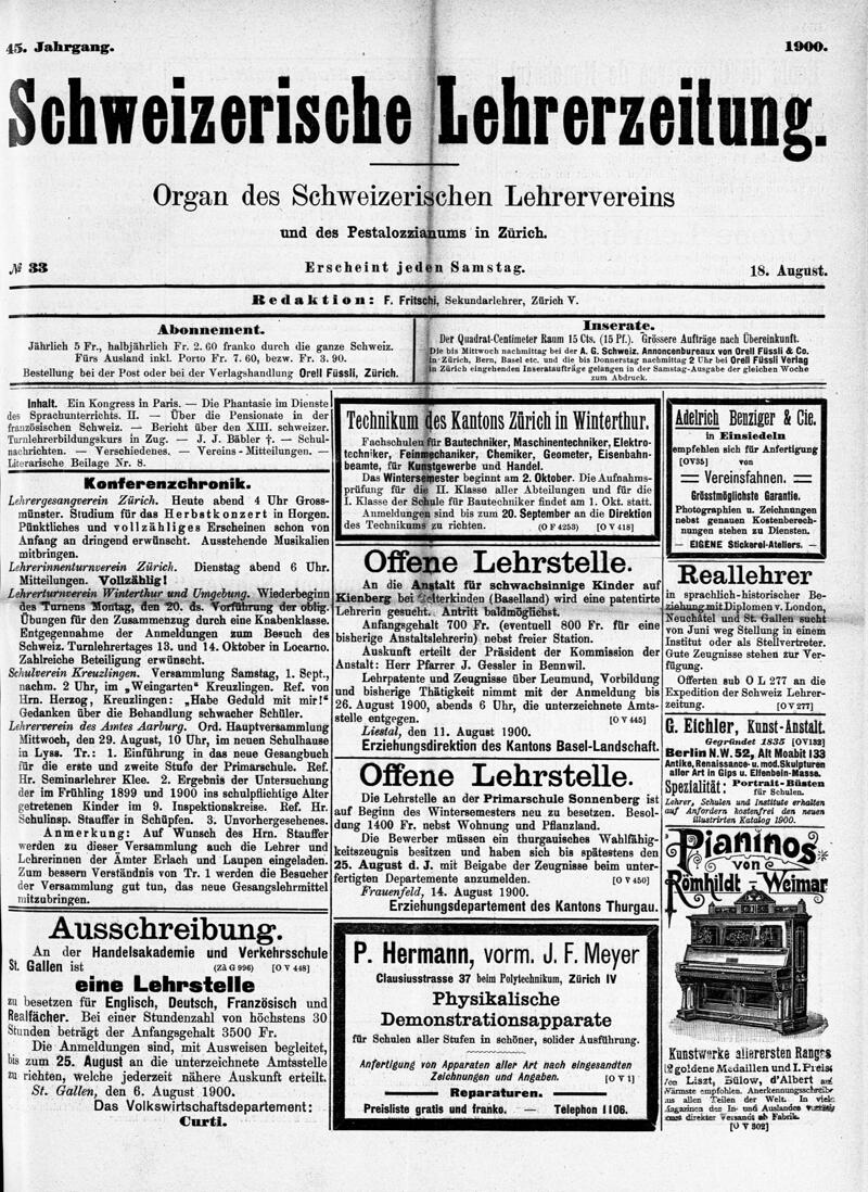 Buchumschlag - Heft 33