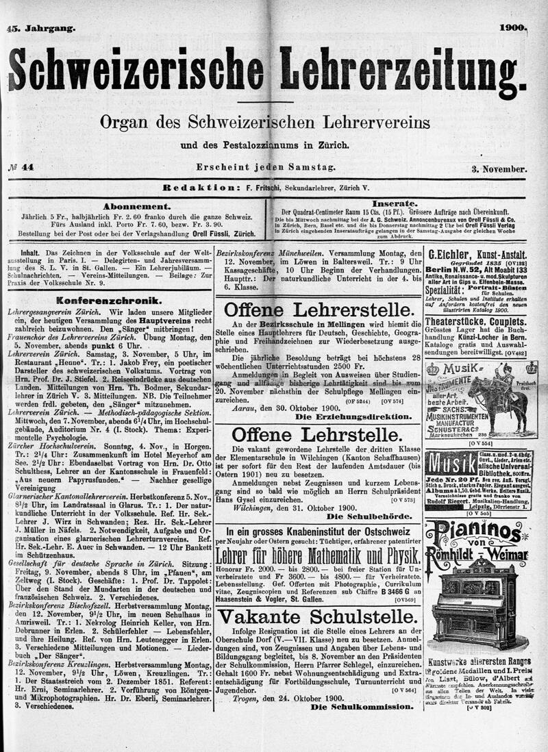 Buchumschlag - Heft 44