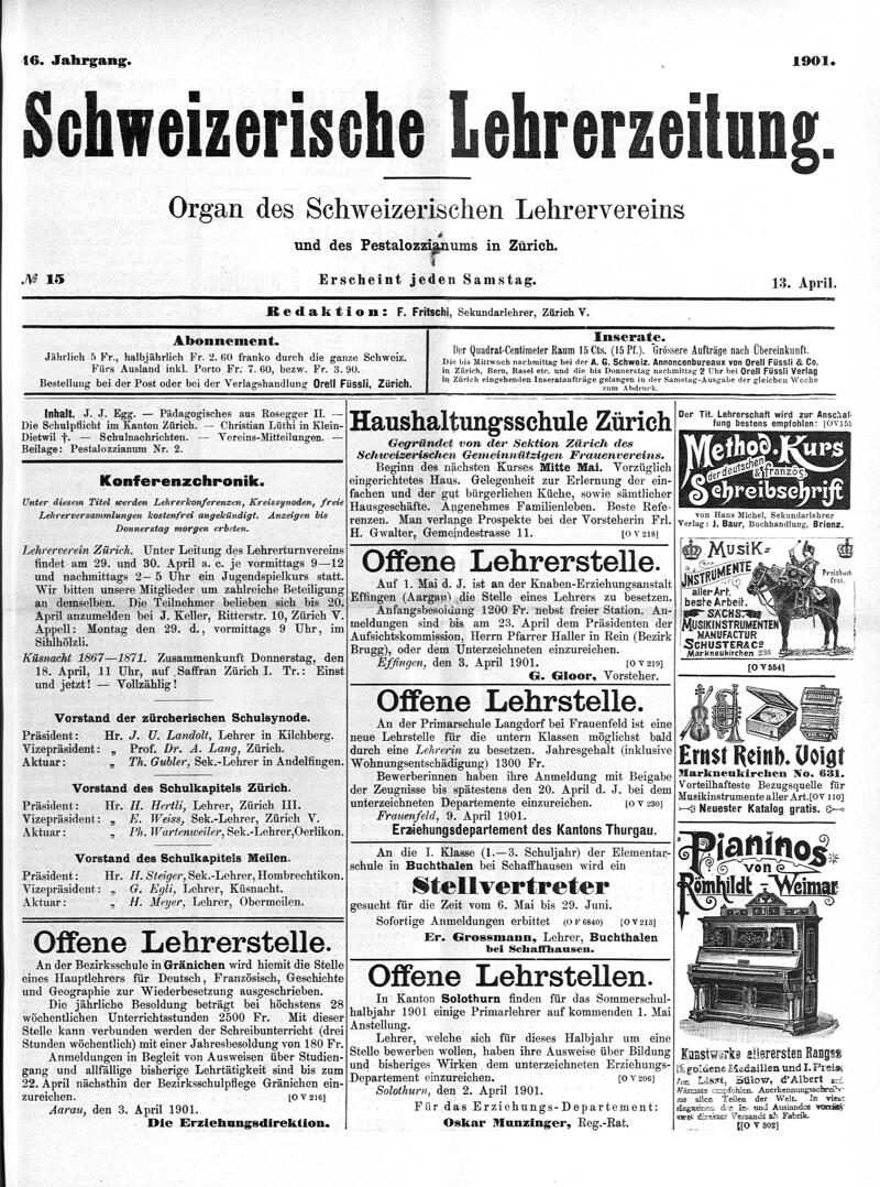 Buchumschlag - Heft 15