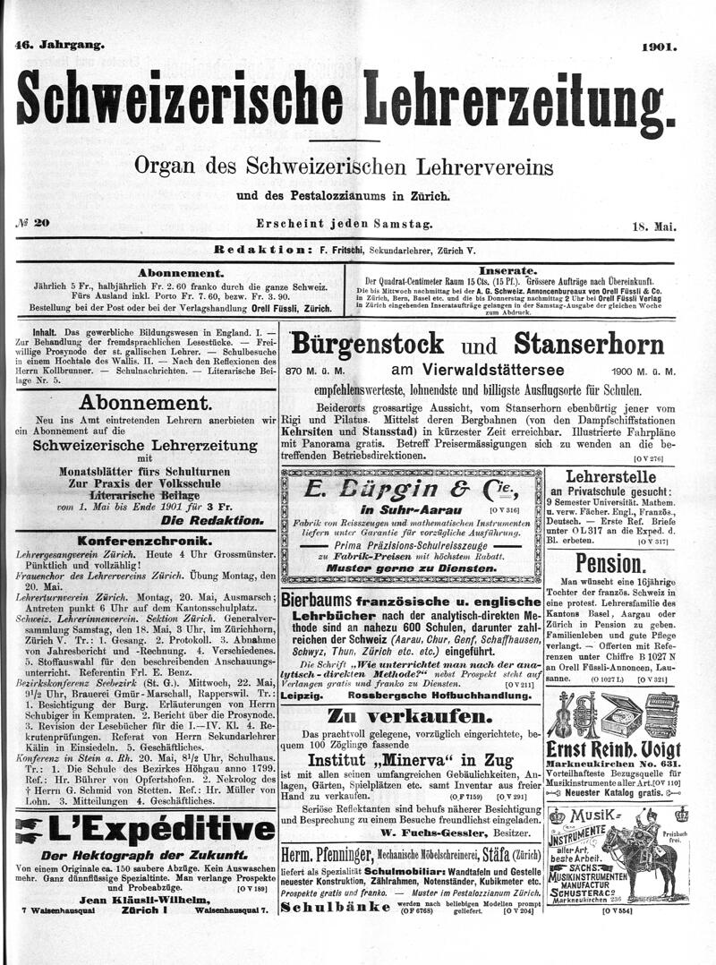 Buchumschlag - Heft 20