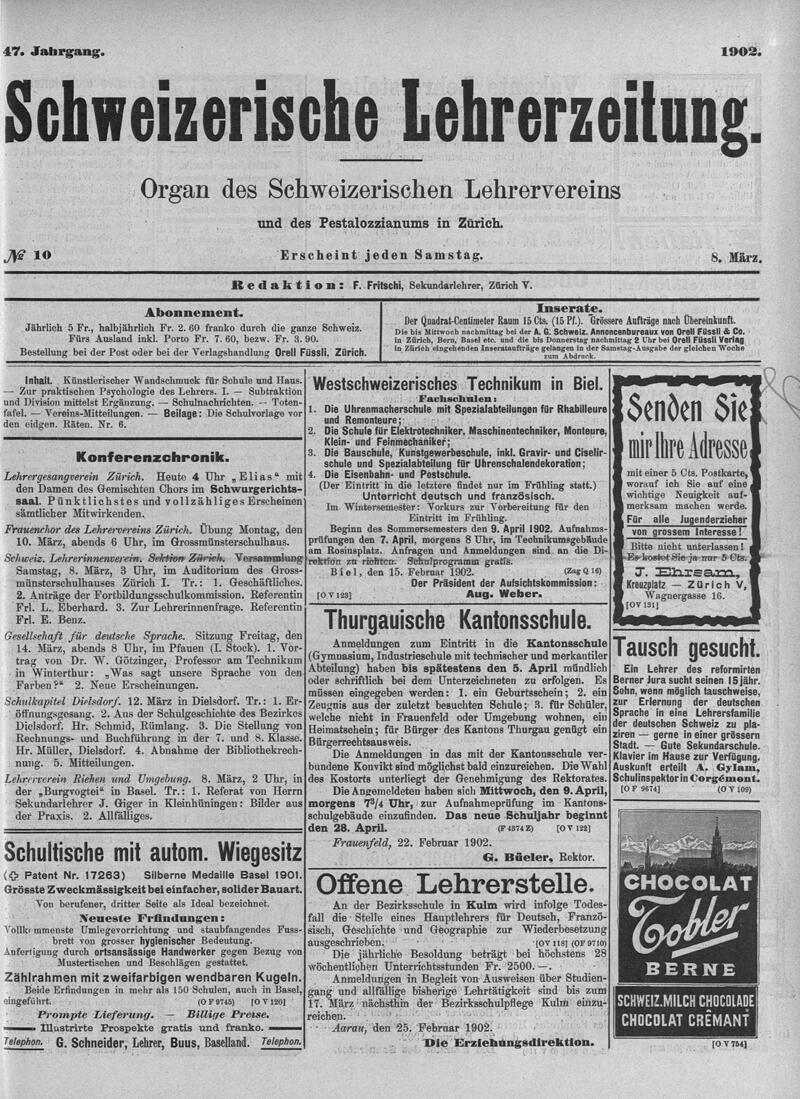 Buchumschlag - Heft 10