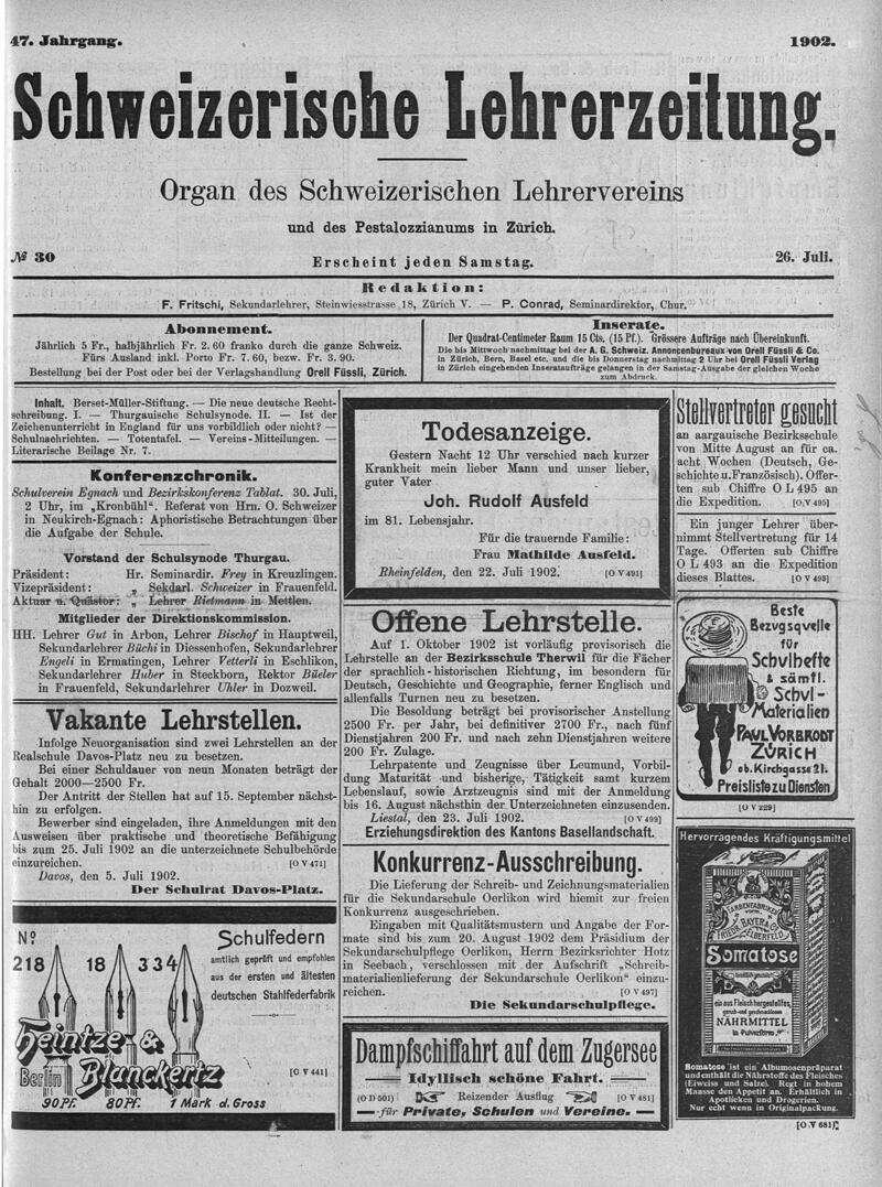 Buchumschlag - Heft 30