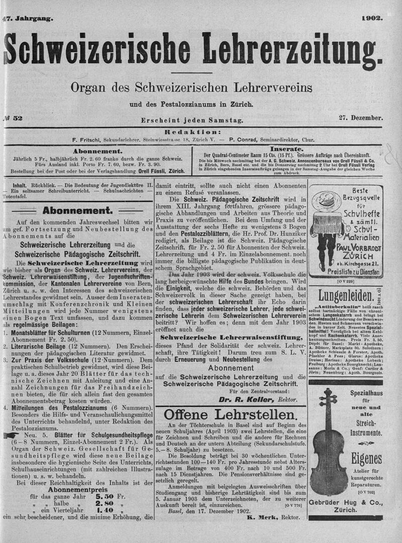 Buchumschlag - Heft 52