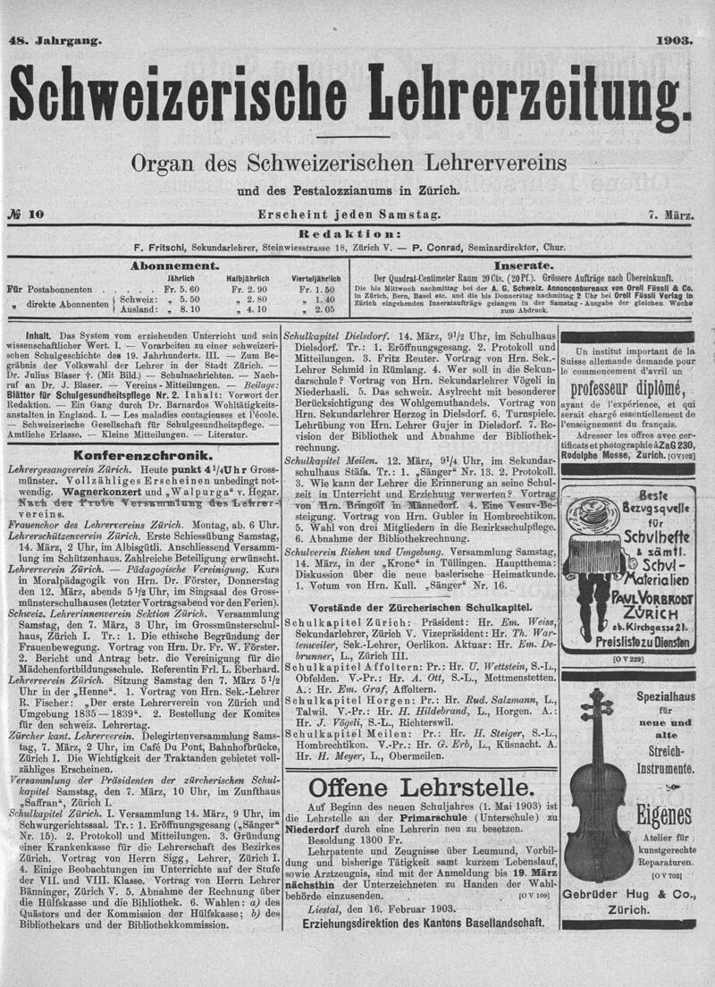 Buchumschlag - Heft 10