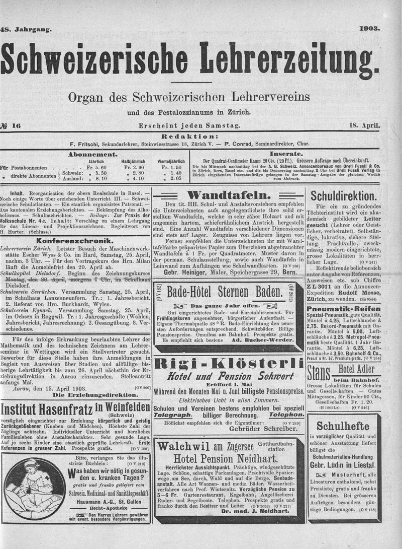 Buchumschlag - Heft 16