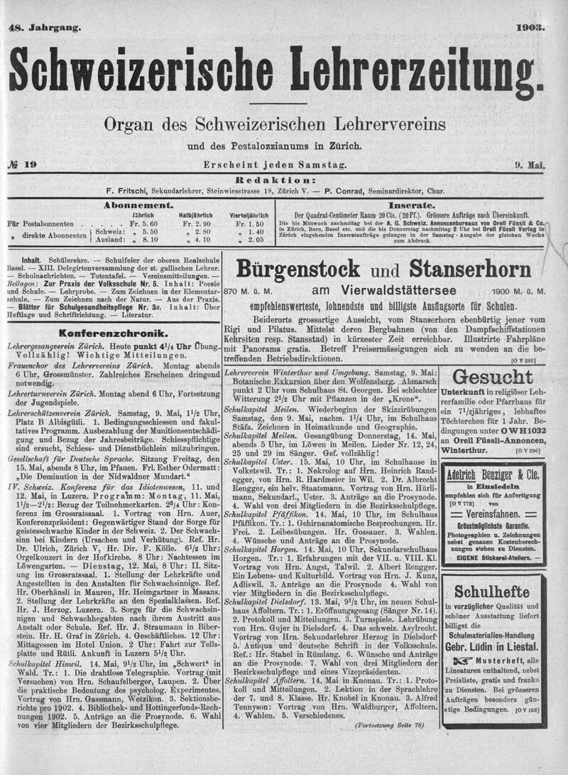 Buchumschlag - Heft 19