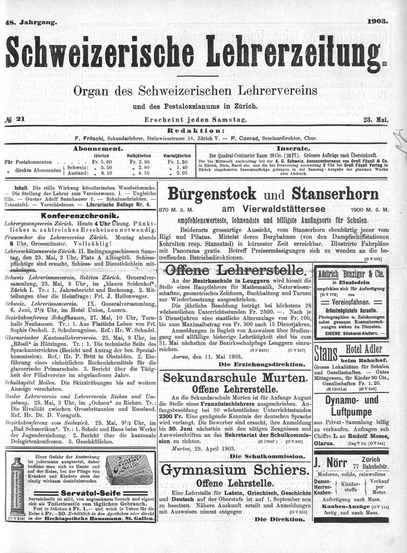 Buchumschlag - Heft 21