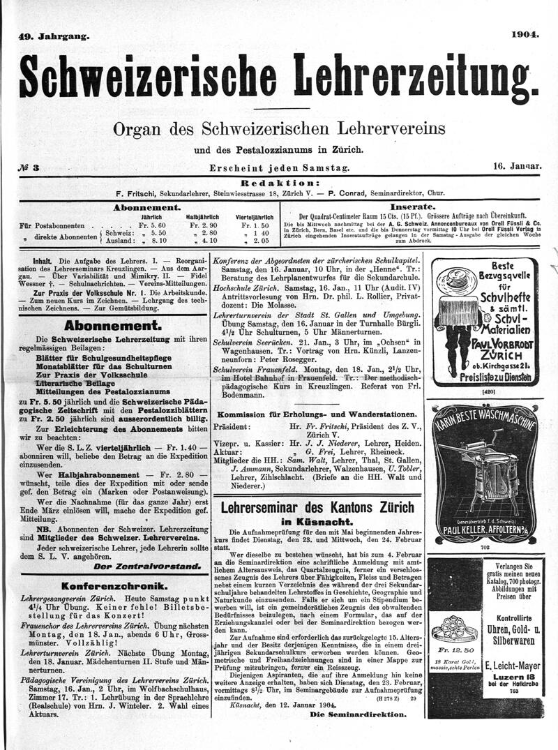 Buchumschlag - Heft 3