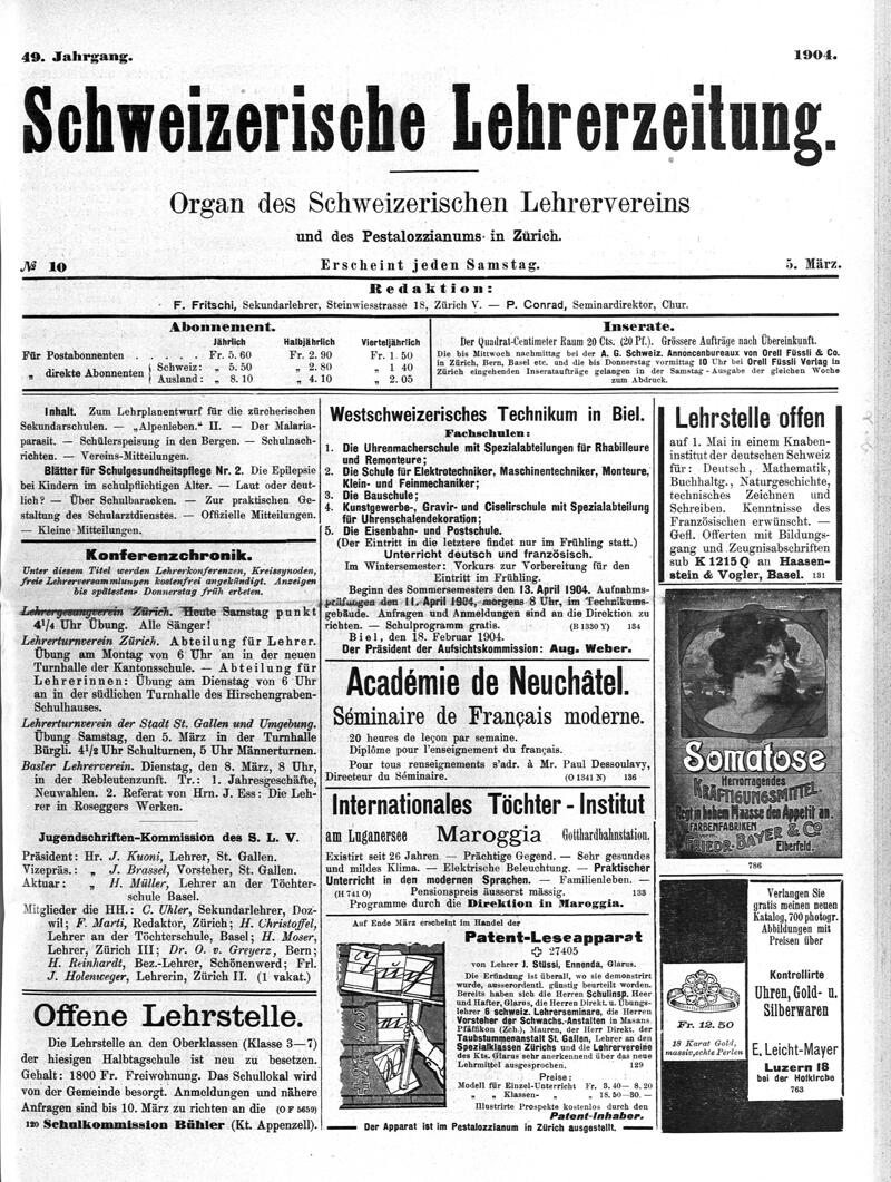 Buchumschlag - Heft 10