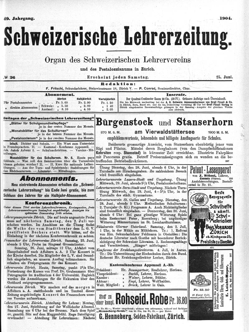 Buchumschlag - Heft 26