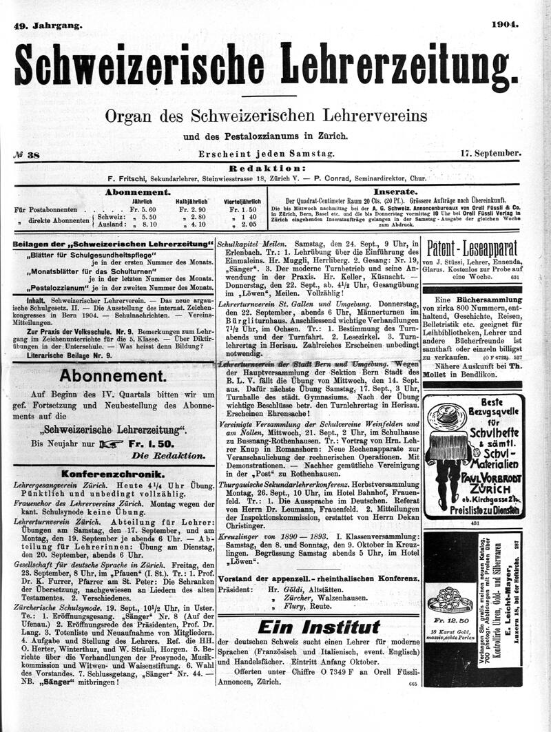 Buchumschlag - Heft 38