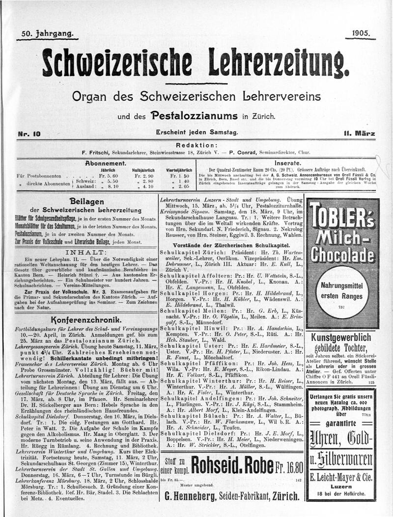 Buchumschlag - Heft 10