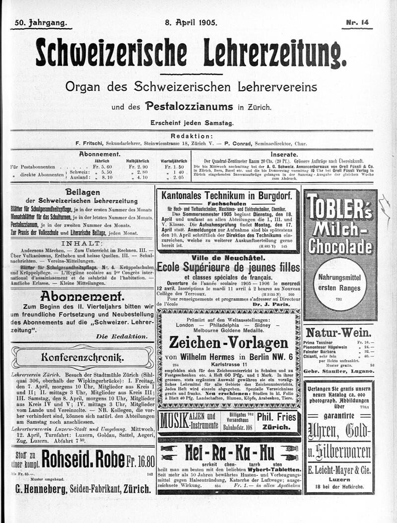 Buchumschlag - Heft 14