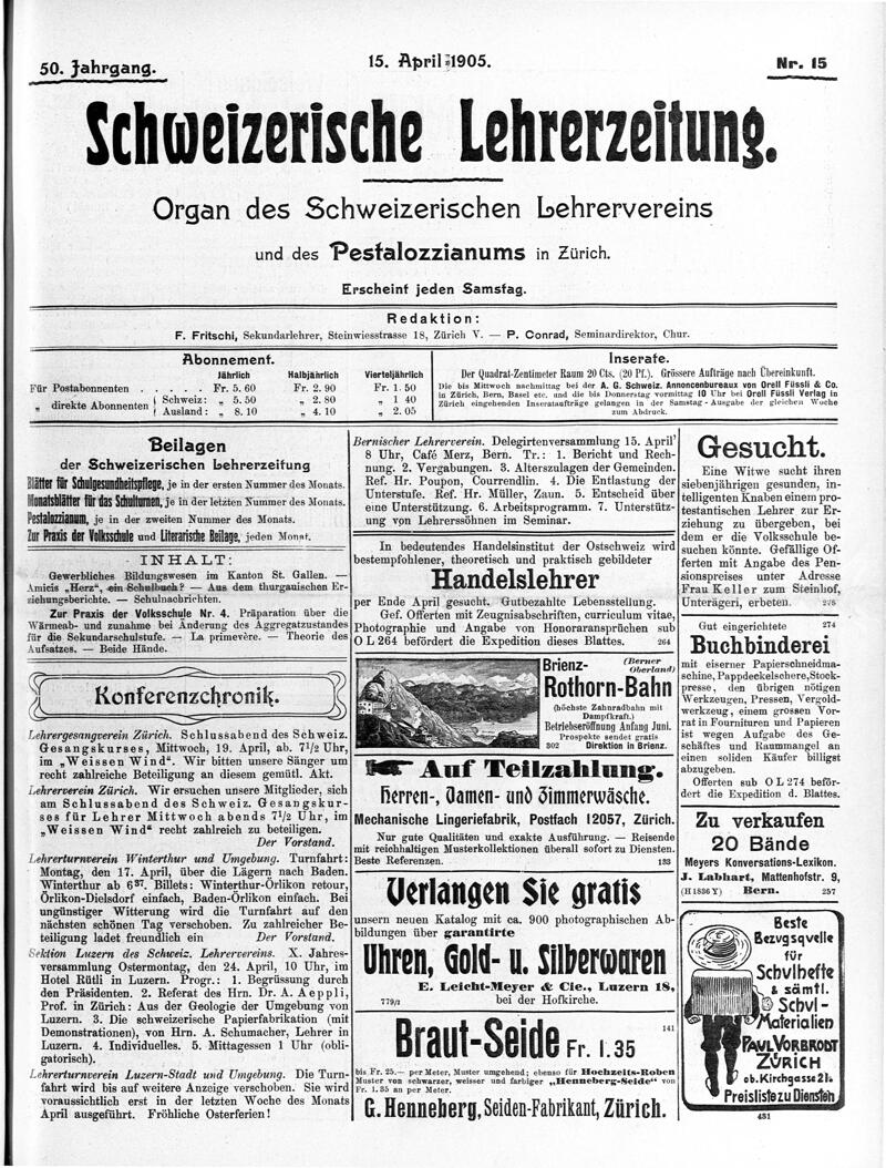 Buchumschlag - Heft 15