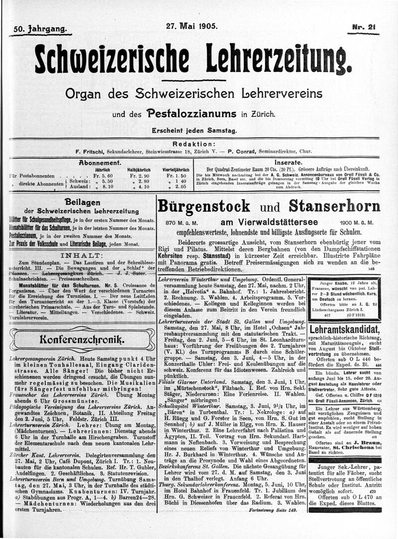 Buchumschlag - Heft 21