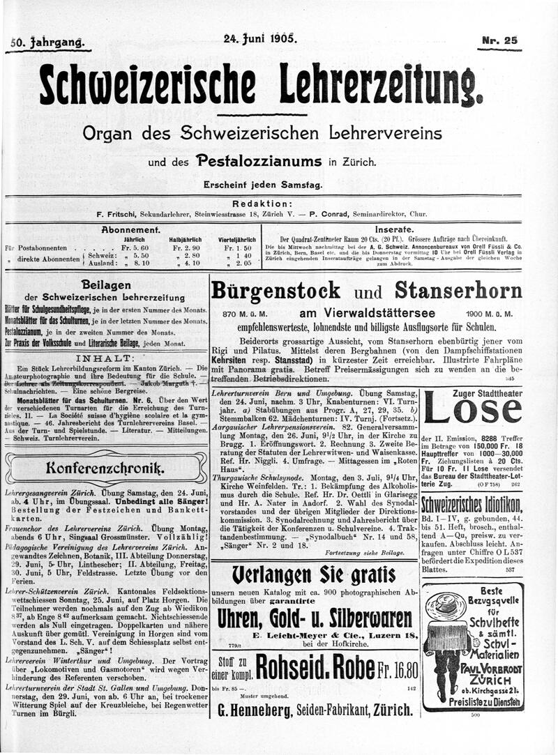 Buchumschlag - Heft 25