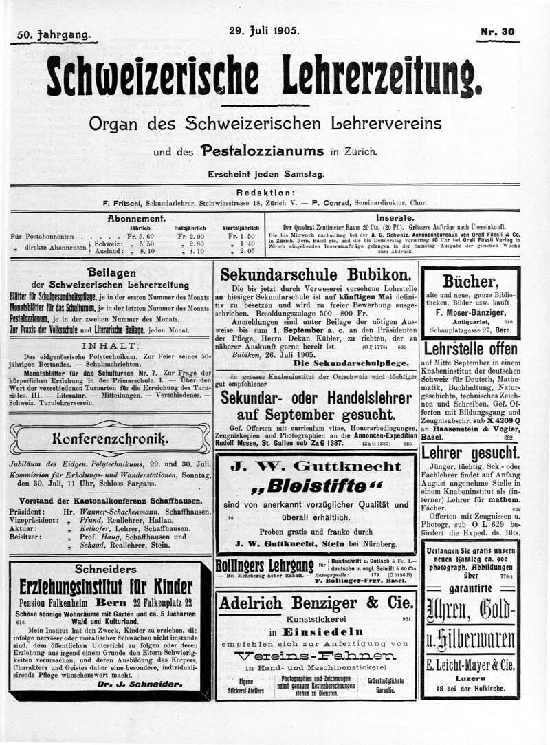 Buchumschlag - Heft 30