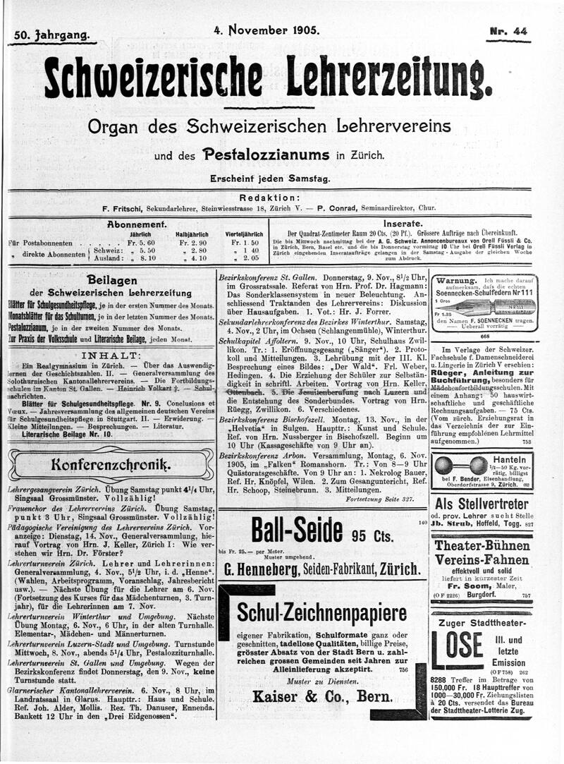 Buchumschlag - Heft 44