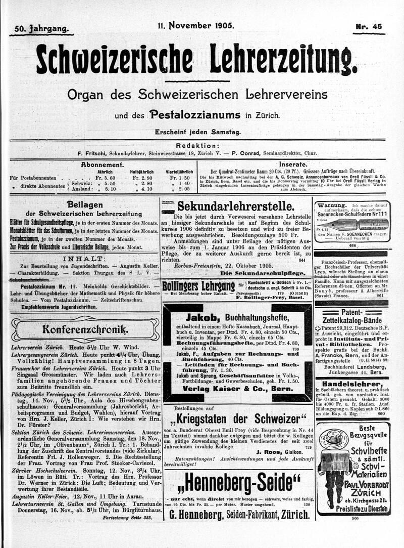 Buchumschlag - Heft 45