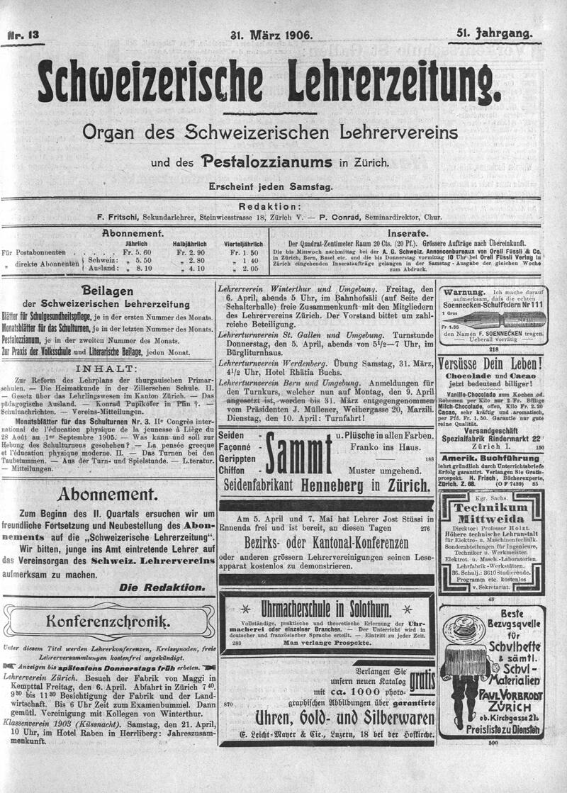 Buchumschlag - Heft 13