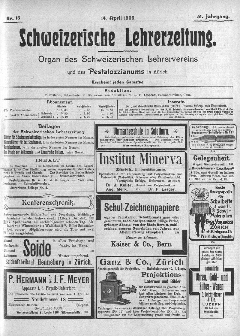 Buchumschlag - Heft 15