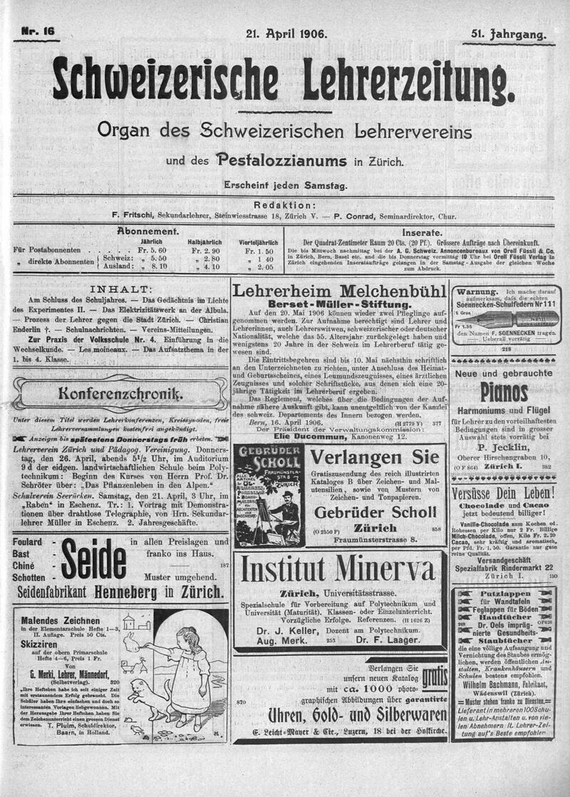 Buchumschlag - Heft 16