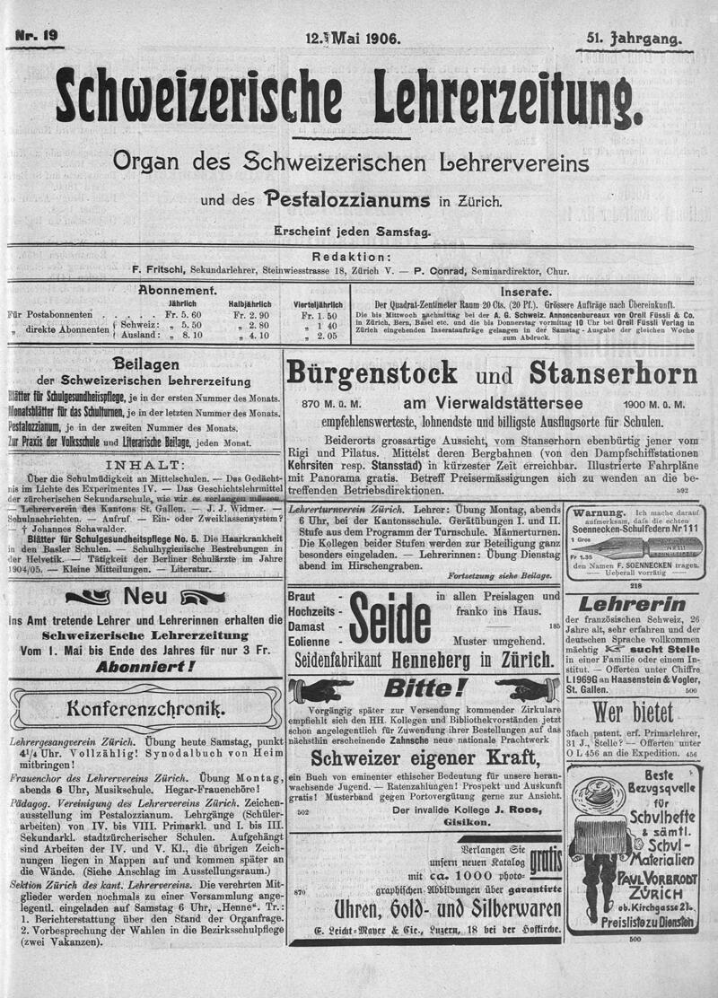 Buchumschlag - Heft 19