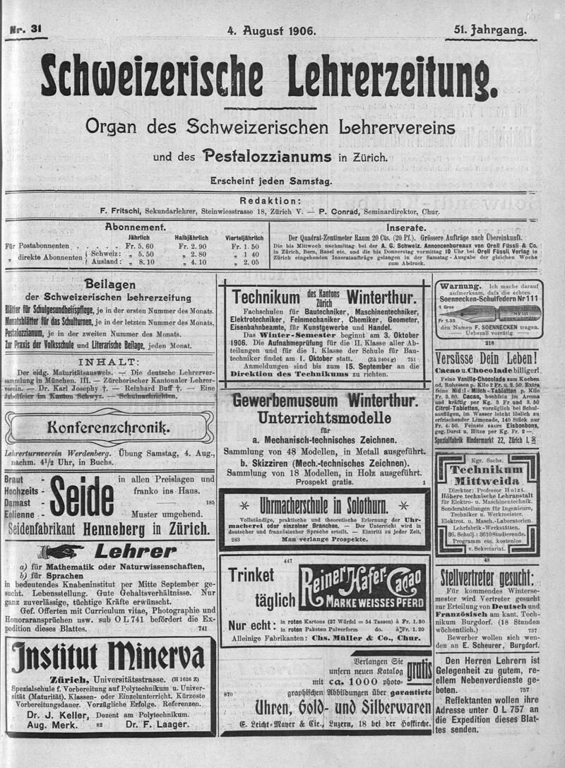 Buchumschlag - Heft 31