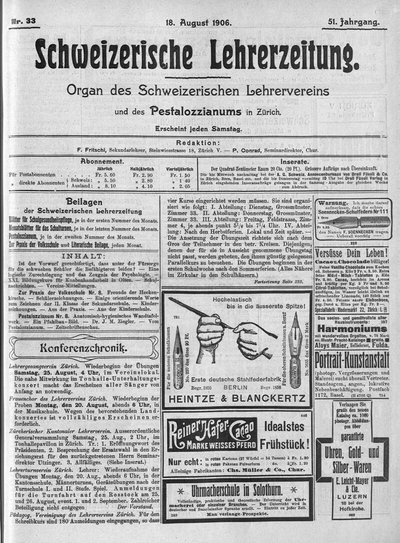 Buchumschlag - Heft 33