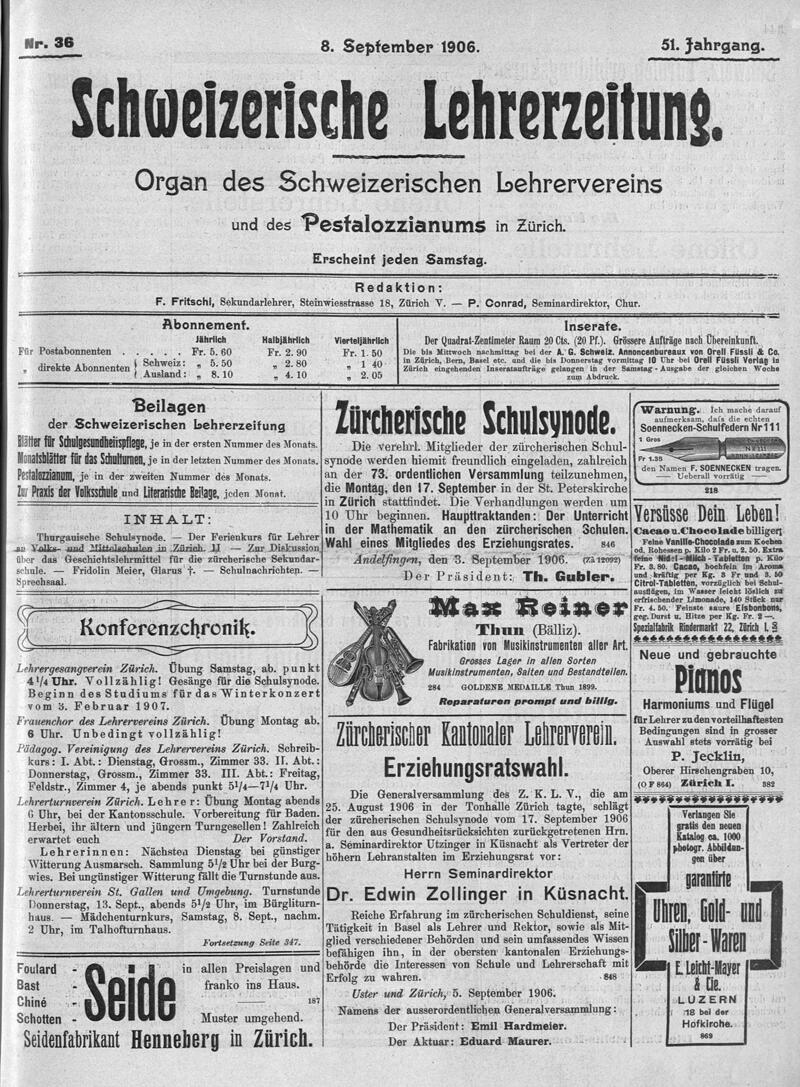 Buchumschlag - Heft 36