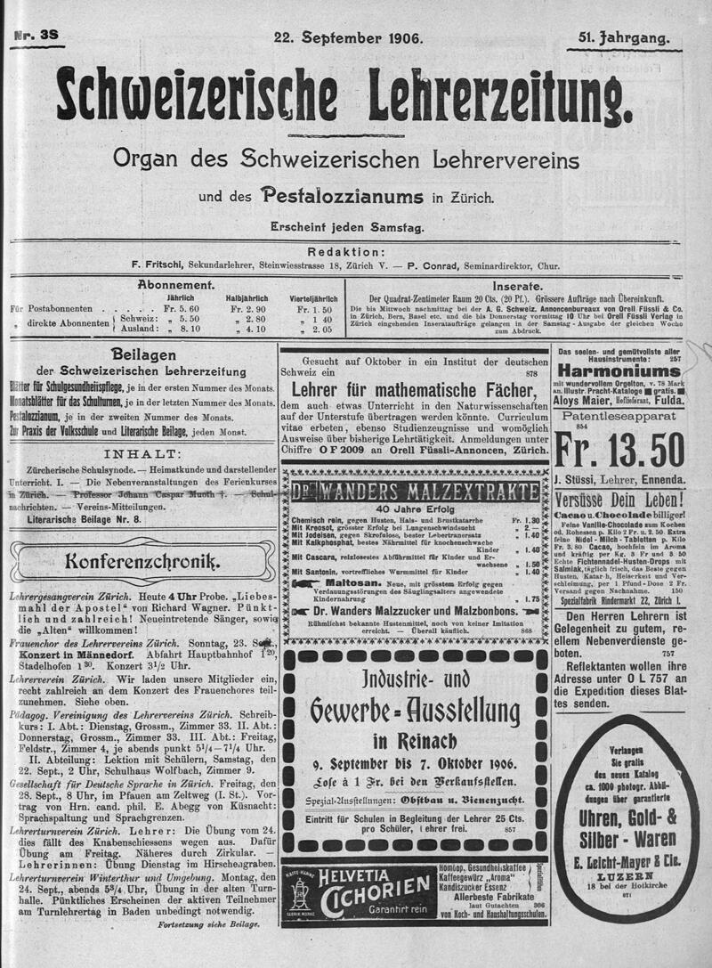 Buchumschlag - Heft 38