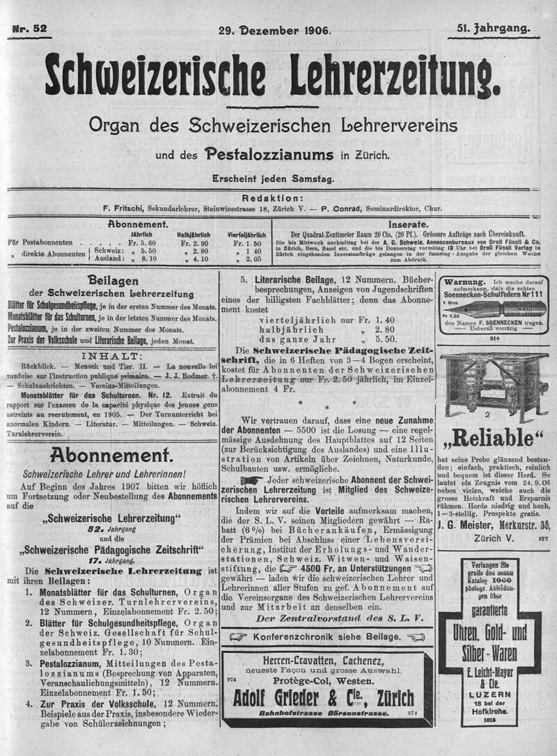 Buchumschlag - Heft 52