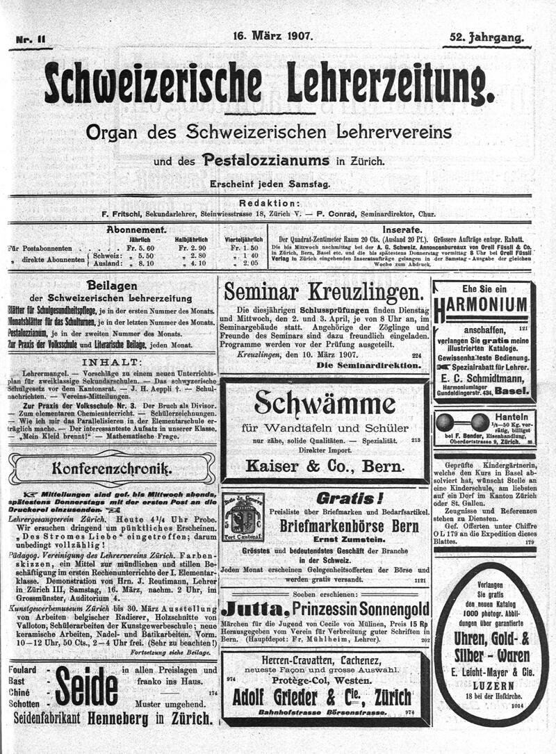 Buchumschlag - Heft 11