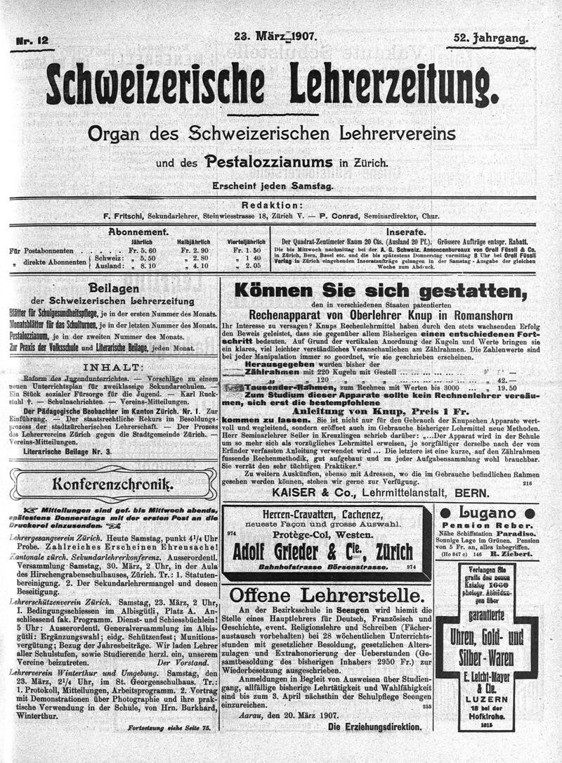 Buchumschlag - Heft 12