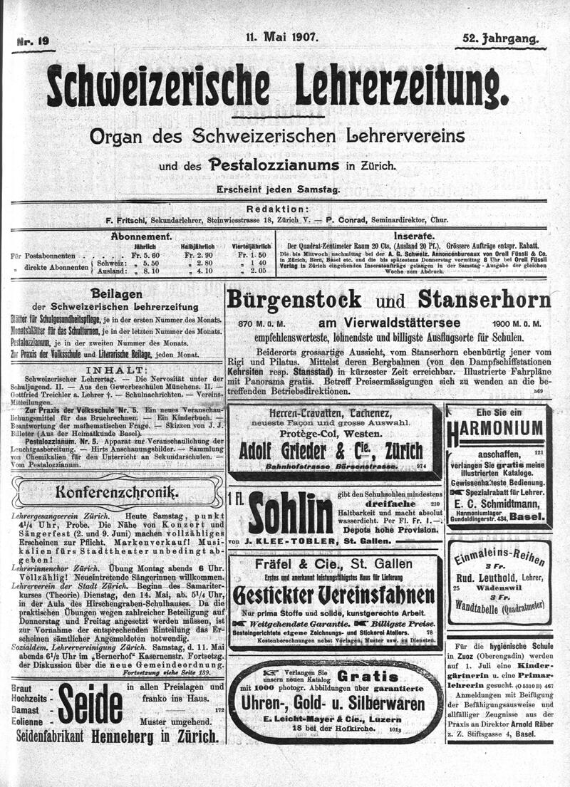 Buchumschlag - Heft 19