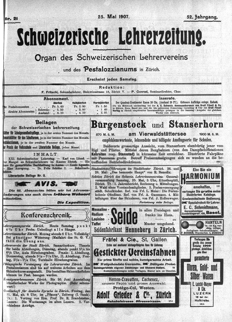 Buchumschlag - Heft 21