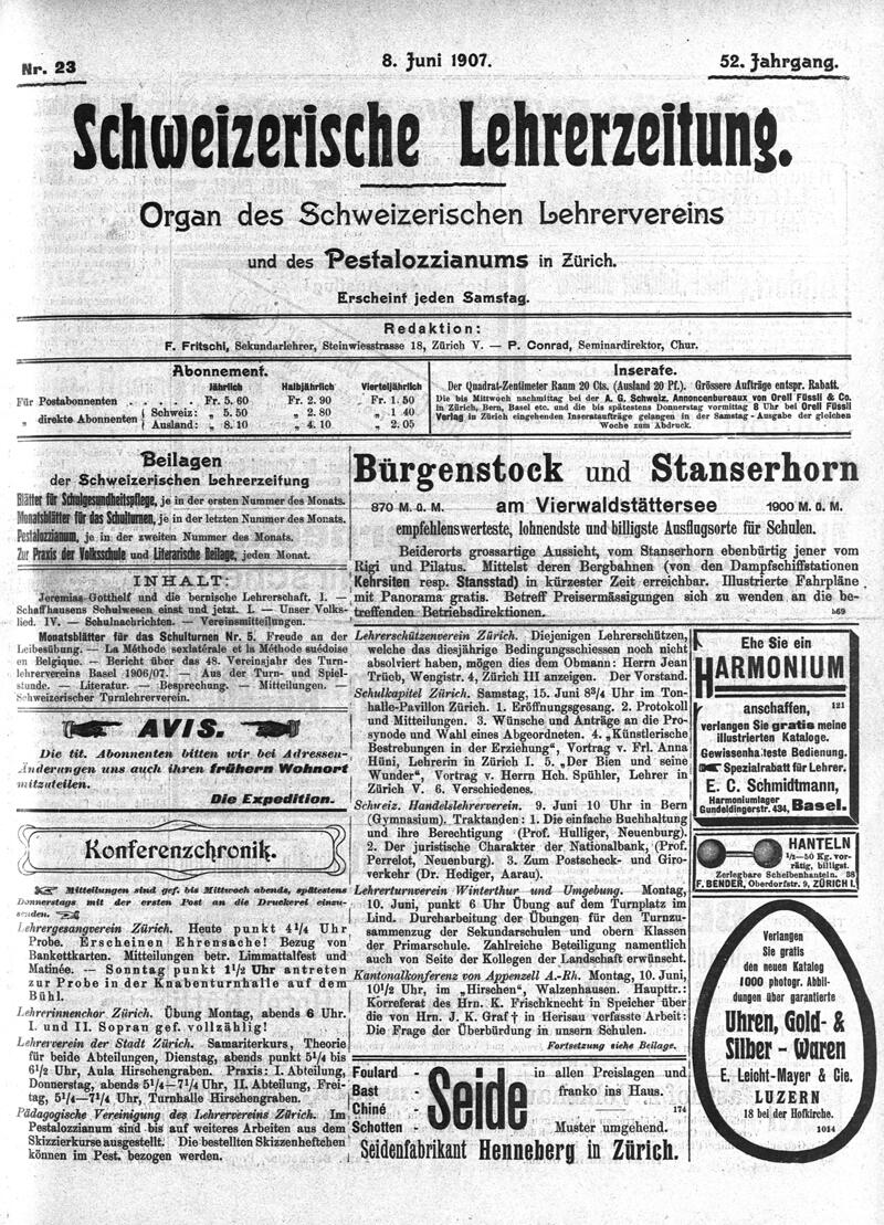 Buchumschlag - Heft 23