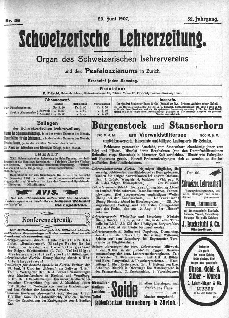 Buchumschlag - Heft 26