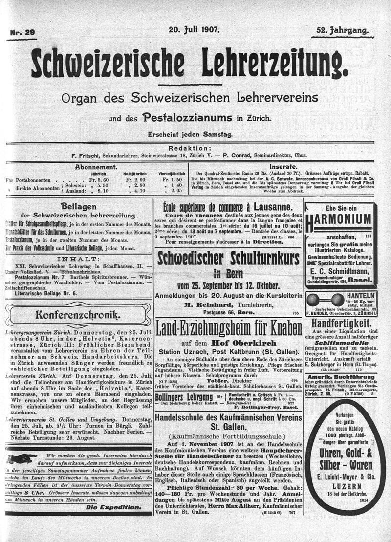 Buchumschlag - Heft 29