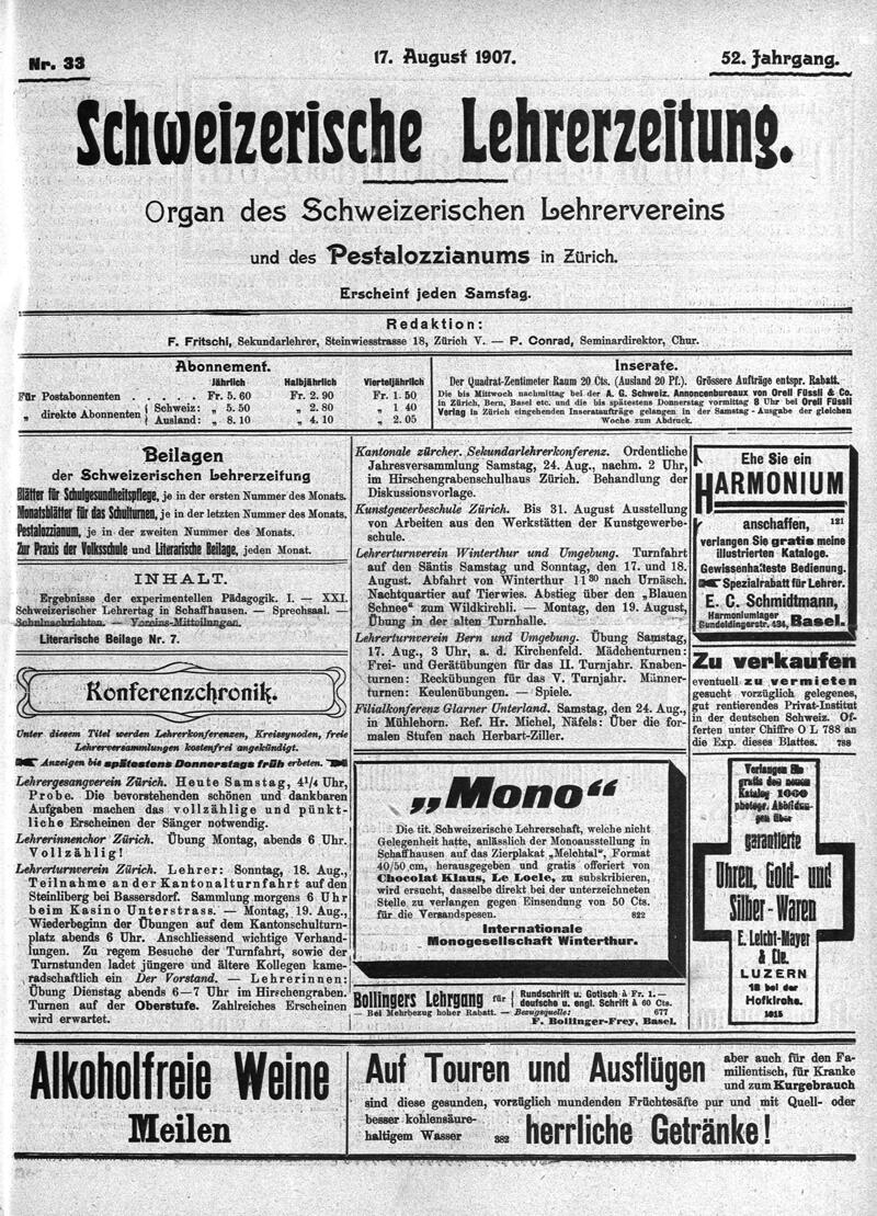 Buchumschlag - Heft 33