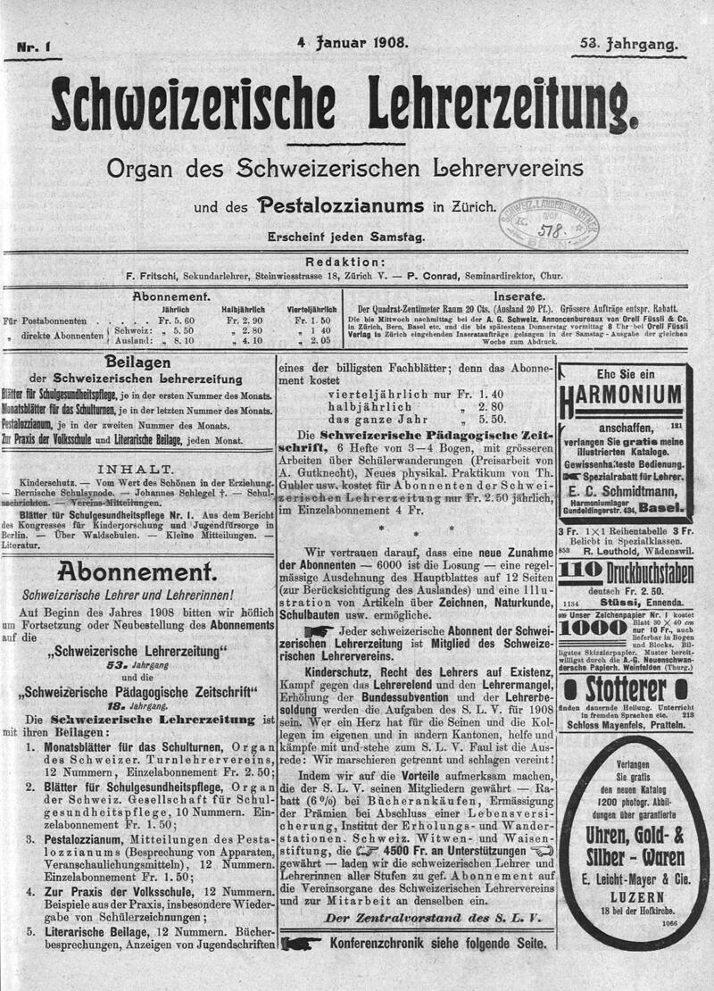 Buchumschlag - Heft 1