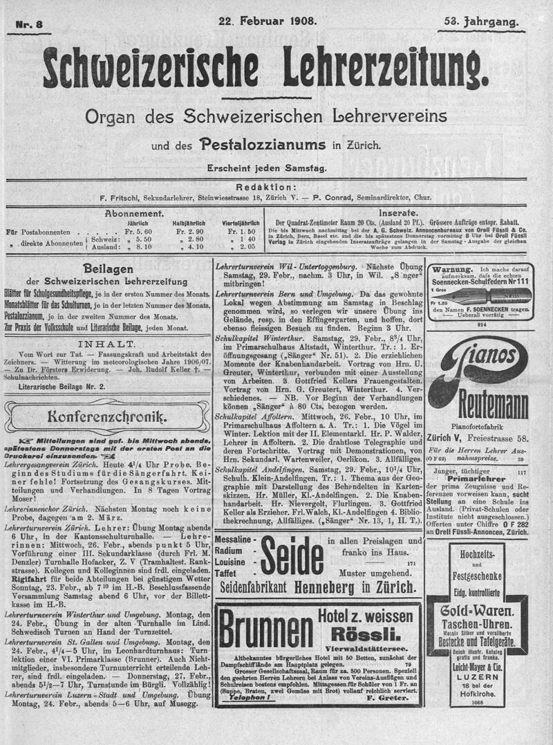 Buchumschlag - Heft 8